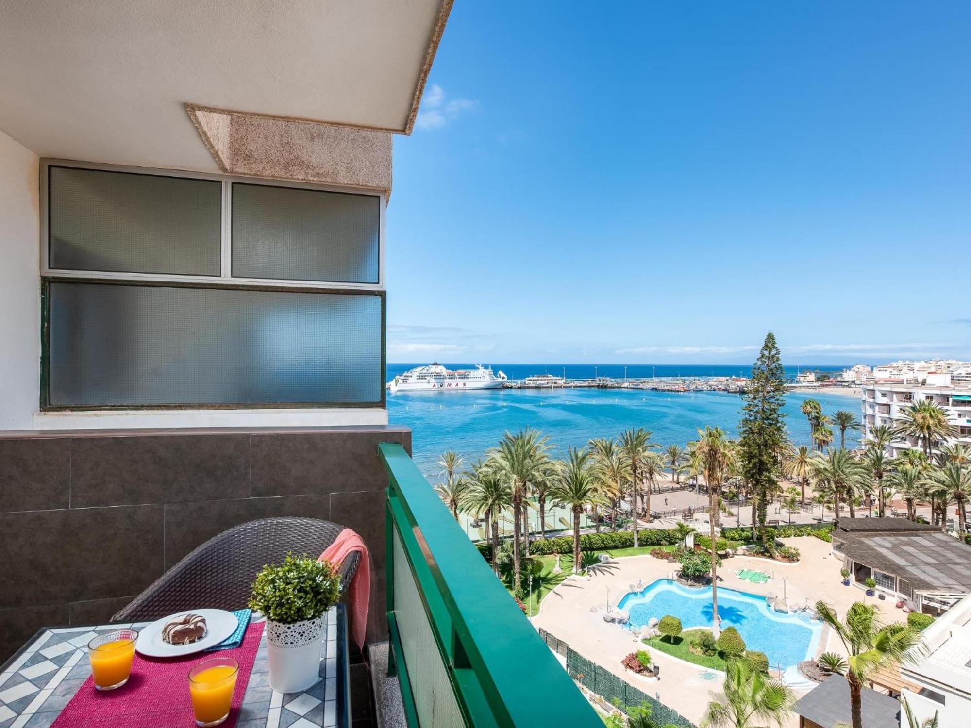 603 Comodoro Studio Beach Front Los Cristianos  Exterior photo